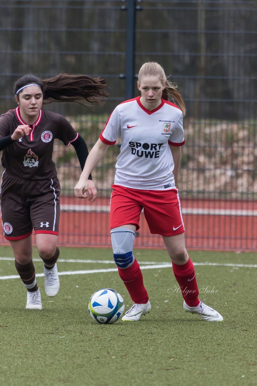 Bild 317 - B-Juniorinnen Walddoerfer - St.Pauli : Ergebnis: 4:1